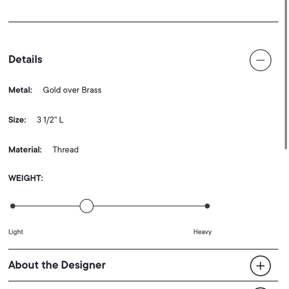 Wilde Carnation Hoops in Cream - Picture 2 of 5